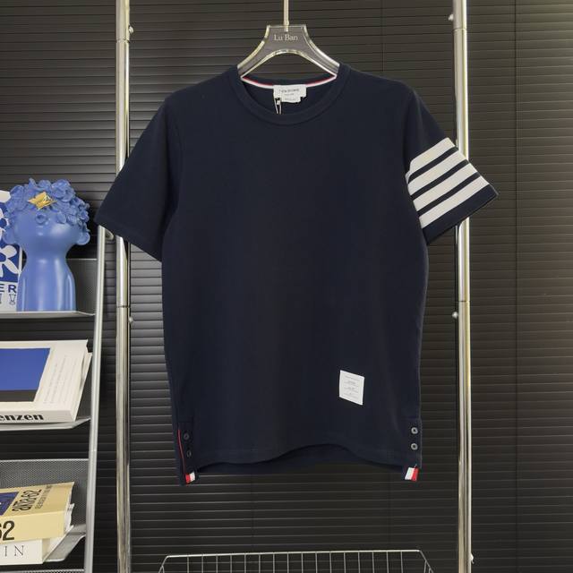 436 当天到货 现货现配 thom Browne 汤姆布朗25Ss四杠针织衫短袖 原版面料 官网同款 非再生纱 高版本 独立定织面料 经历柔软定型 洗水不变形