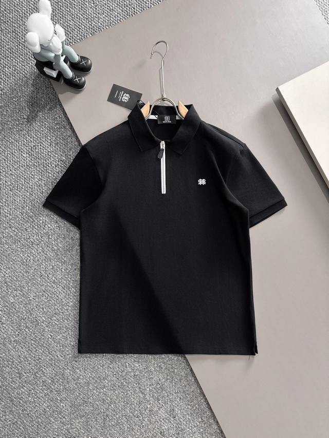 Kolon Sport 25Ss 男士商务休闲纯色翻领短袖polo 珠地棉面料 上等长绒棉花原料 面料属性皆为上乘 网眼结构细腻自然 舒适性与透气性完美兼备 触