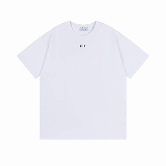 9025# Off White新款宽松版短袖T恤 尺码 S M L Xl 颜色 白色
