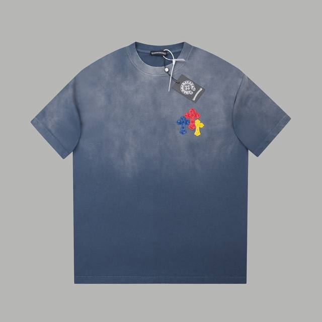 ch*Ome Hearte 25Ss早春新款 立体海绵厚版克罗心Logo短袖 轻奢主义 男女日常通勤穿搭必备单品 正确版本 欢迎对比 详细特征 320克100%