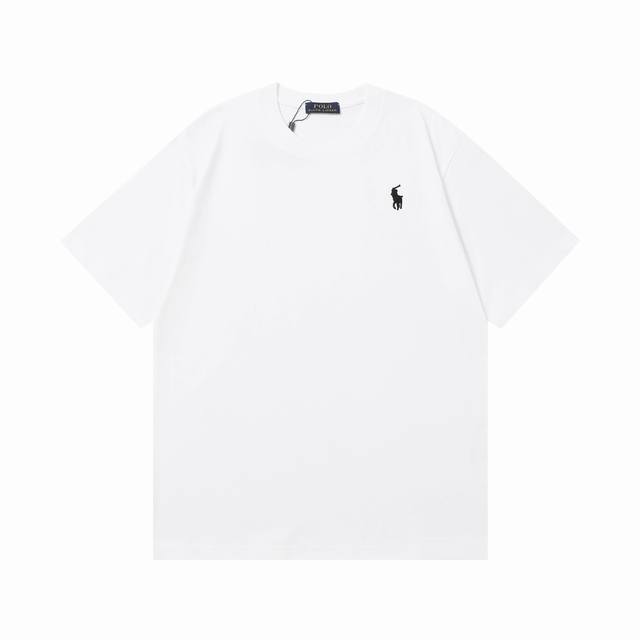 25Ss早春新品polo精工刺绣 logo标识精致升级 原版面料 官方同款 短袖T恤 主打简约 手感舒适 春夏最新砖柜同步 超级百搭好看 男女都非常合适 人手必