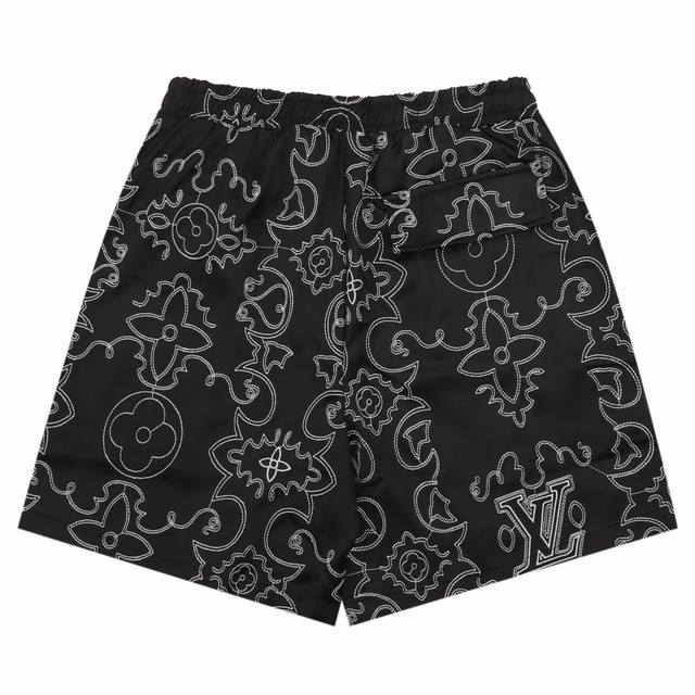 louis Vuitton 路易威登 蔓藤靴线绣花刺绣短裤 尺码 Xs-L