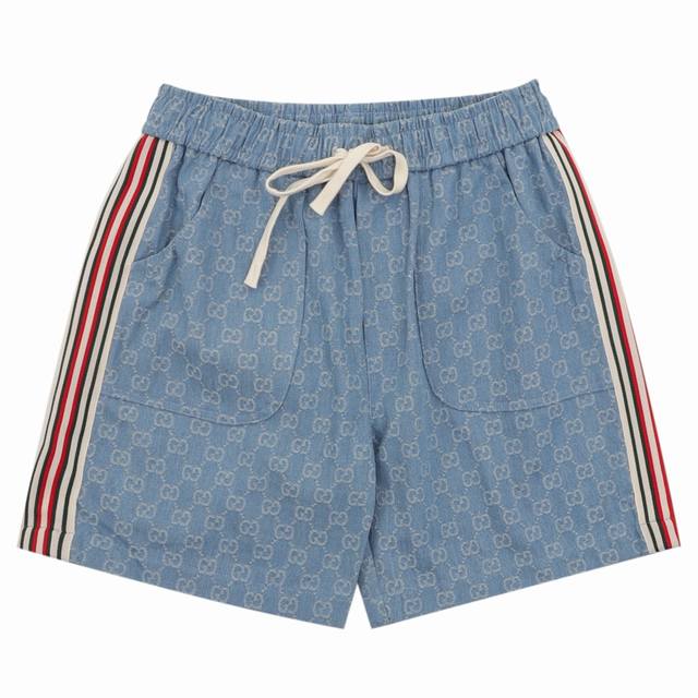 gucci 古驰 Gg满印老花织带短裤 size Xs-L