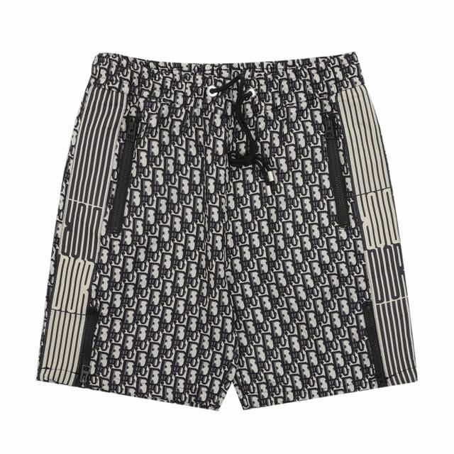 dior 迪奥 条纹织带老花短裤 size Xs-L