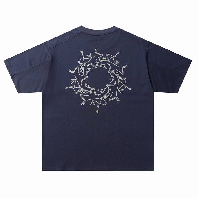 款号 L073 arctetyx 始祖鸟 Multi Bird Logo Ss后背字母Logo图案反光印花美式复古圆领短袖T恤 原版定制辅料 吊牌 包装袋 贴纸