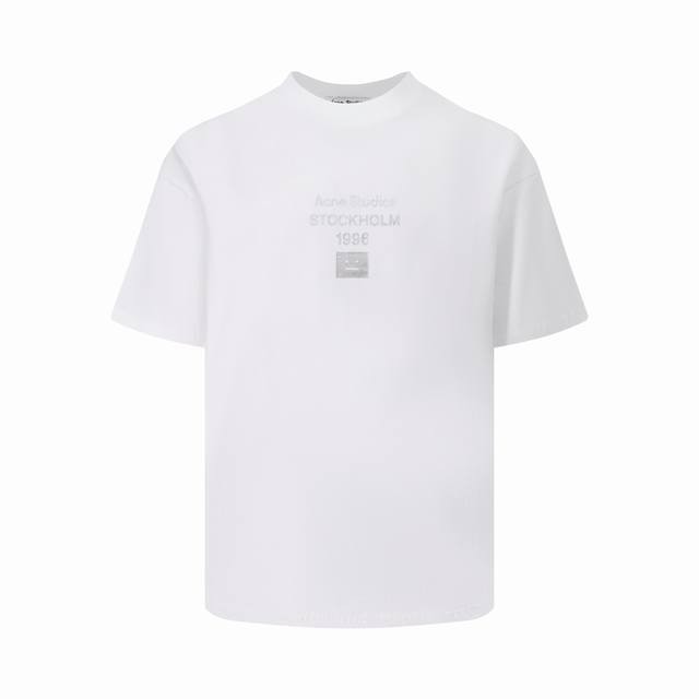 款号 : Ac12# Acne Studios 2025夏季系列 徽标Acne字母1996宽松圆领印花短袖T恤 颜色 : 黑色 白色 尺码 : S M L Xl