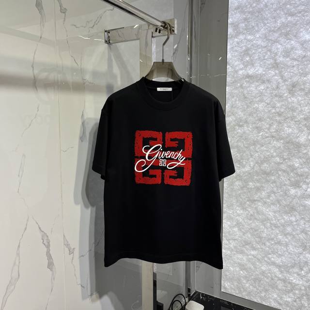 Gvc新款中国红植绒4Gt恤 颜色:黑色 白色 码数:S-Xxl