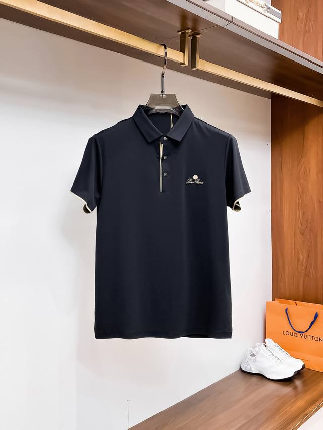 Lp 高端货商务 白领 单位人士必入单品 珠地面料休闲商务短袖polo 科技面料 体感非常棒 手感顺滑质感很棒 弹性好 无任何束缚感 面料自带透气网孔 吸湿排汗