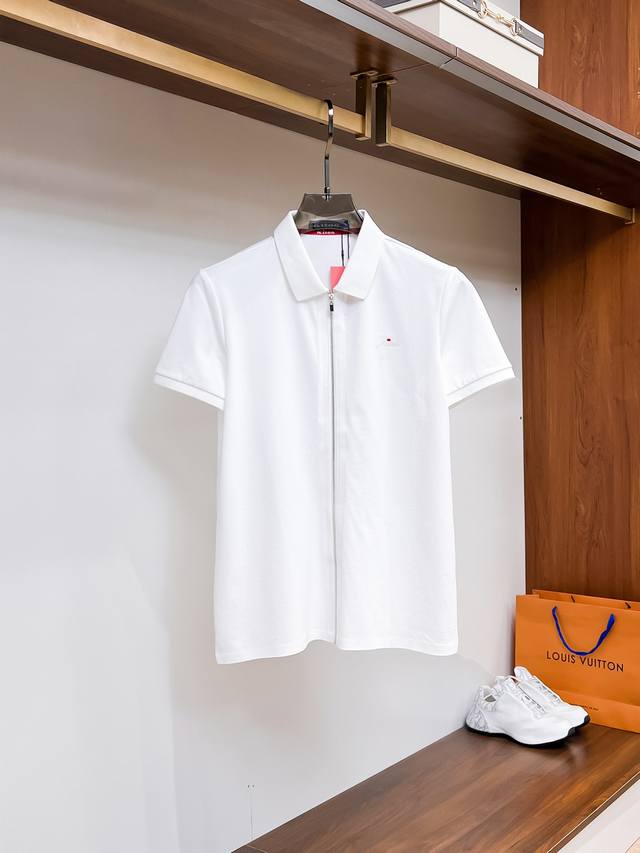 Kiton 高端货商务 白领 单位人士必入单品 珠地面料休闲商务短袖衬衫 科技面料 体感非常棒 手感顺滑质感很棒 弹性好 无任何束缚感 面料自带透气网孔 吸湿排