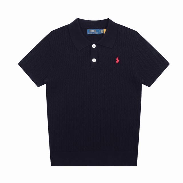 顶级品质 款号 Ds522# 全年不下架 拉夫劳伦Ralph Lauren小麻花翻领刺绣Logo针织polo短袖 拉夫劳伦Ralph Lauren经典基础小麻花