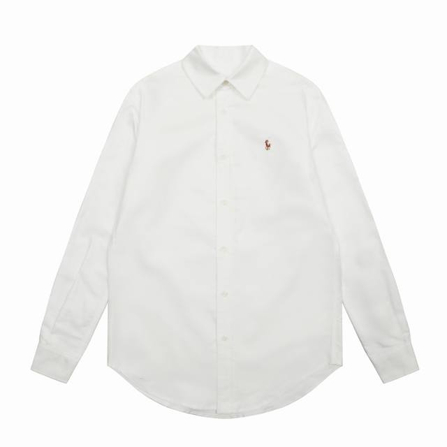 顶级品质 款号 Cy120# 拉夫劳伦 Ralph Lauren 拼色刺绣小马纯色基础款衬衫长袖 拉夫劳伦 Ralph Lauren 纯色基础经典款拼色刺绣小马