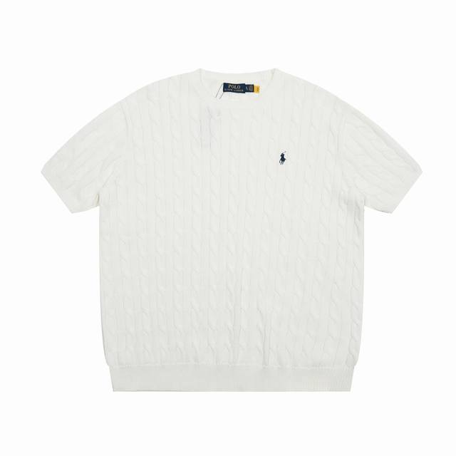 顶级品质 款号 Ds052# 全年不下架 拉夫劳伦Ralph Lauren男款圆领纯色小马刺绣Logo针织短袖 拉夫劳伦Ralph Lauren经典基础百搭四季