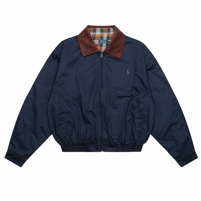 顶级品质 款号 8099# 拉夫劳伦Ralph Lauren灯芯绒拼色翻领美式复古夹克外套 拉夫劳伦Ralph Lauren美式复古经典撞色灯芯绒翻领夹克外套