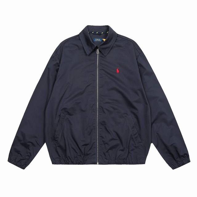 顶级品质 款号 8098# 拉夫劳伦Ralph Lauren复古情侣款老干部拉链夹克外套 拉夫劳伦Ralph Lauren简约基础男女同款复古夹克外套 纯棉水洗