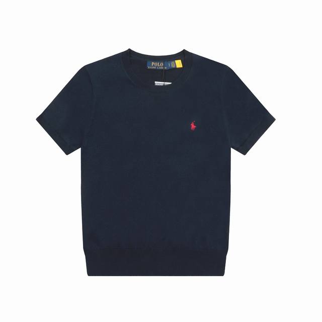 顶级品质 款号 Ds008# 全年不下架 拉夫劳伦Ralph Lauren圆领纯色小马刺绣Logo针织短袖 拉夫劳伦Ralph Lauren经典基础百搭四季款针