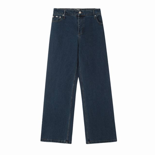顶级品质 款号 C003# Calvin Klein Ck卡尔文新款 Jennie同款双白标直筒牛仔裤 calvin Klein Ck卡尔文秋冬厚款必备基础经典