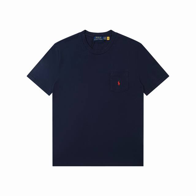 上新 款号B058 全年不下架 拉夫劳伦Ralph Lauren圆领口袋小马刺绣圆领基础短袖 1:拉夫劳伦Ralph Lauren圆领口袋小马刺绣圆领基础短袖