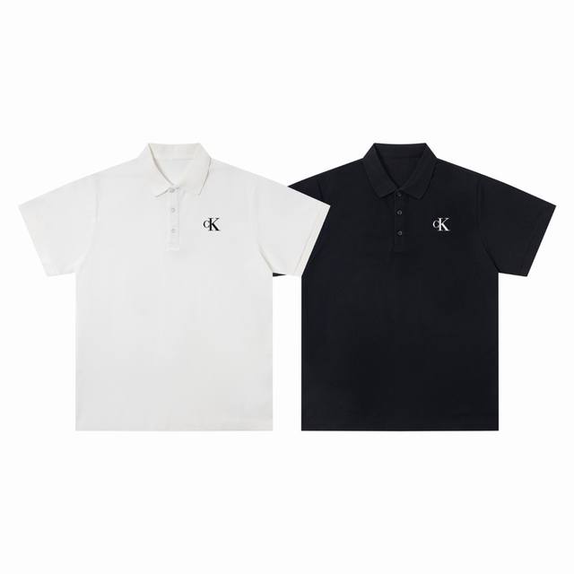 款号 Wkd07 白底图 calvin Klein Ck小Logo印花polo衫男女款 官网在售款 采用230G面料 面料手感滑爽 穿着舒适 伸展自如 面料的弹