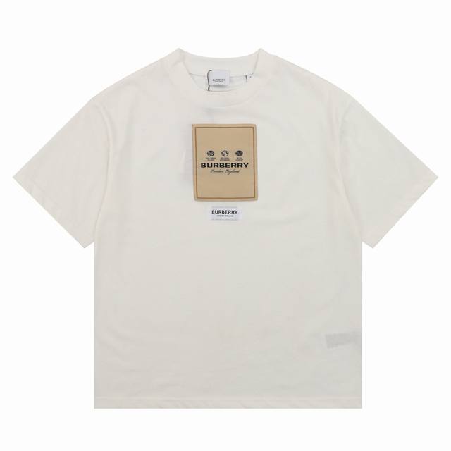 burberry 巴宝莉 胸前贴布标签短袖T恤 size: S-Xl
