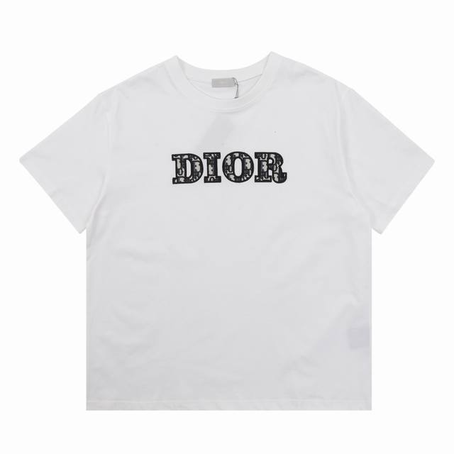 dior 迪奥 老花字母刺绣短袖T恤 size S-L