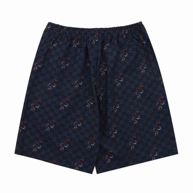 gucc 古驰 蛇年限定蛇形印花短裤 尺码 Xs-L