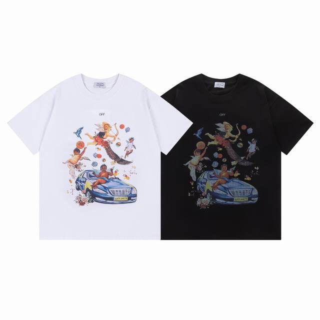 9031# Off White新款宽松版短袖T恤 尺码 S M L Xl 颜色 黑色 白色