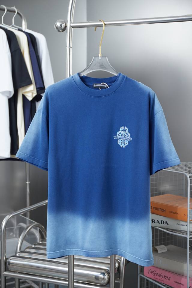 ch*Ome Hearte 25Ss早春新款 克罗心Logo烫钻短袖 轻奢主义 男女日常通勤穿搭必备单品 正确版本 欢迎对比 详细特征 320克100% 纯棉双