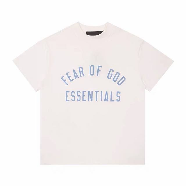 全套对版Fear Of God Essentials Fall24 Back To School系列 Womens Tri-Blend Crewneck Tee