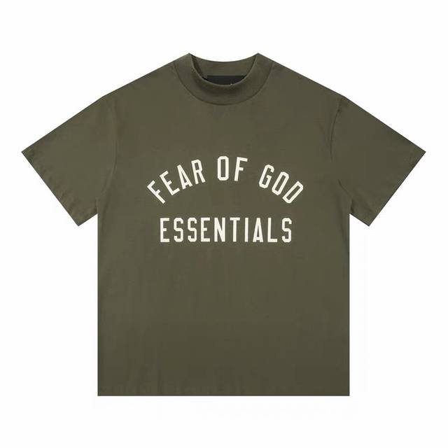 全套对版Fear Of God Essentials Fall24 Back To School系列 Womens Tri-Blend Crewneck Tee