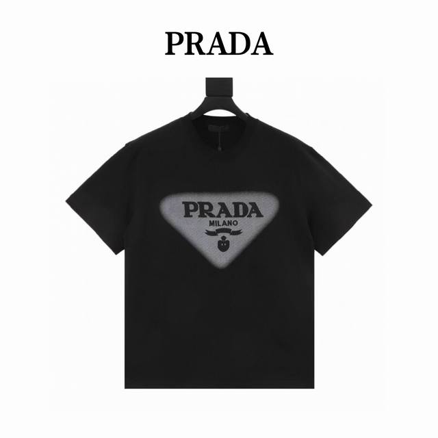 prada普拉达 经典款阴影三角标刺绣短袖 尺码Xs-Xl