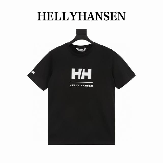 hellyhansen Hh海丽汉森 双H字母短袖T恤 原版客供定制棉料 超强功能性黑科技 抗菌免烫吸湿速干抗静电 抗起球 3D立体裁剪版型 基础百搭 面料触感