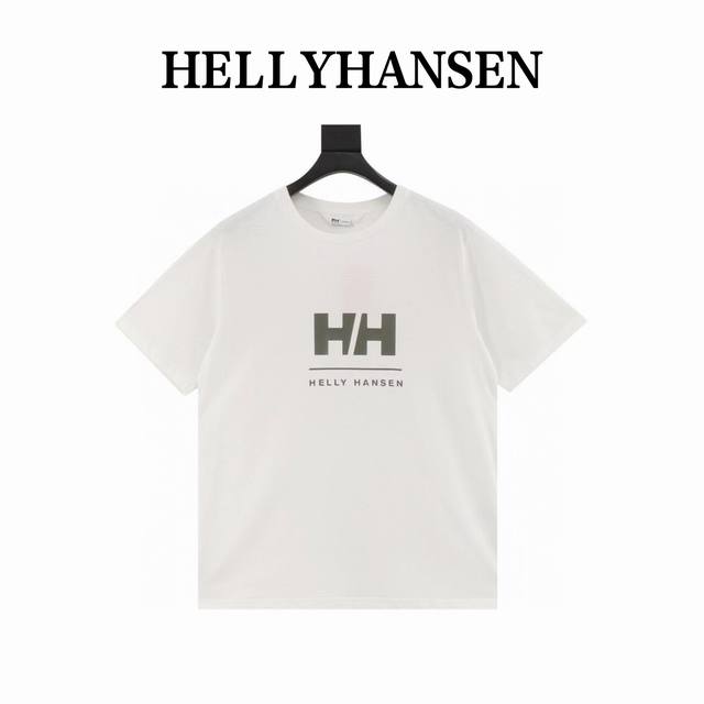 hellyhansen Hh海丽汉森 双H字母短袖T恤 原版客供定制棉料 超强功能性黑科技 抗菌免烫吸湿速干抗静电 抗起球 3D立体裁剪版型 基础百搭 面料触感