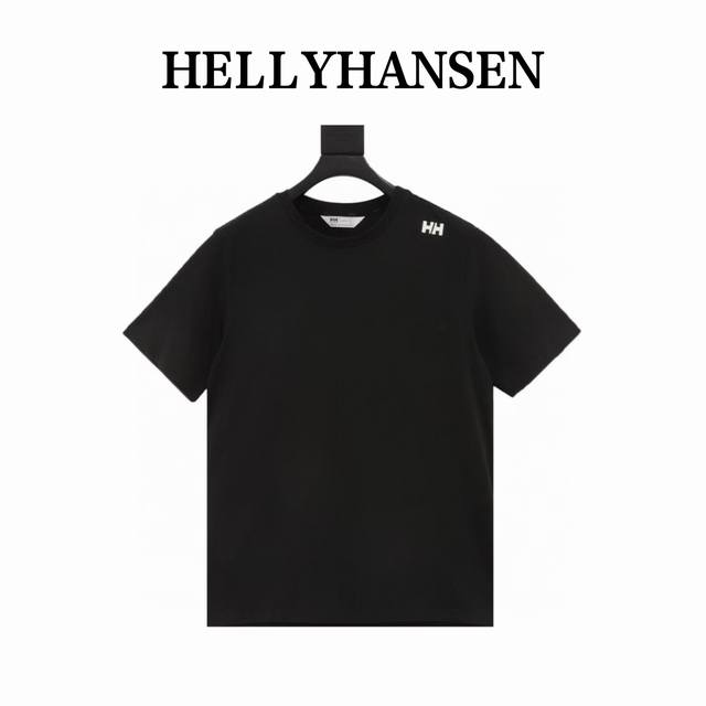 hellyhansen Hh海丽汉森 肩膀H字母短袖T恤 原版客供定制棉料 超强功能性黑科技 抗菌免烫吸湿速干抗静电 抗起球 3D立体裁剪版型 基础百搭 面料触