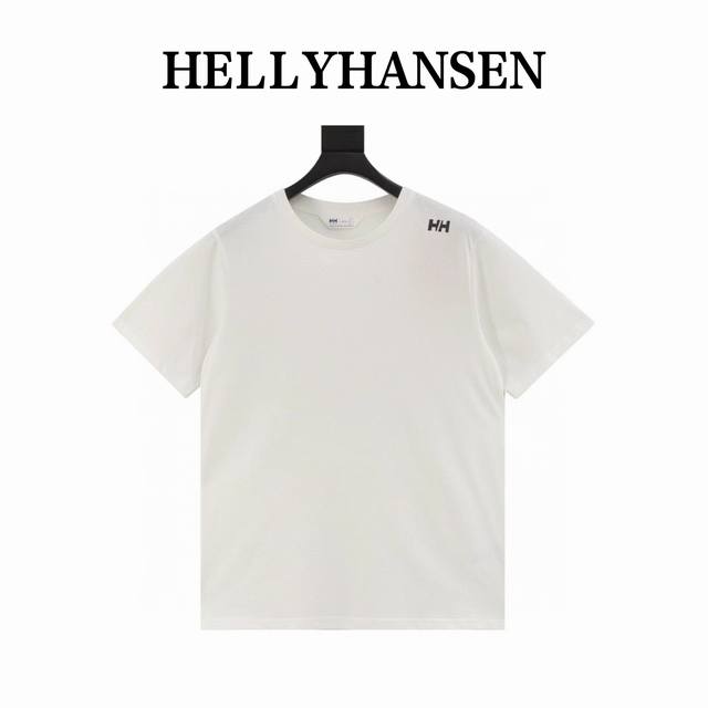 hellyhansen Hh海丽汉森 肩膀H字母短袖T恤 原版客供定制棉料 超强功能性黑科技 抗菌免烫吸湿速干抗静电 抗起球 3D立体裁剪版型 基础百搭 面料触
