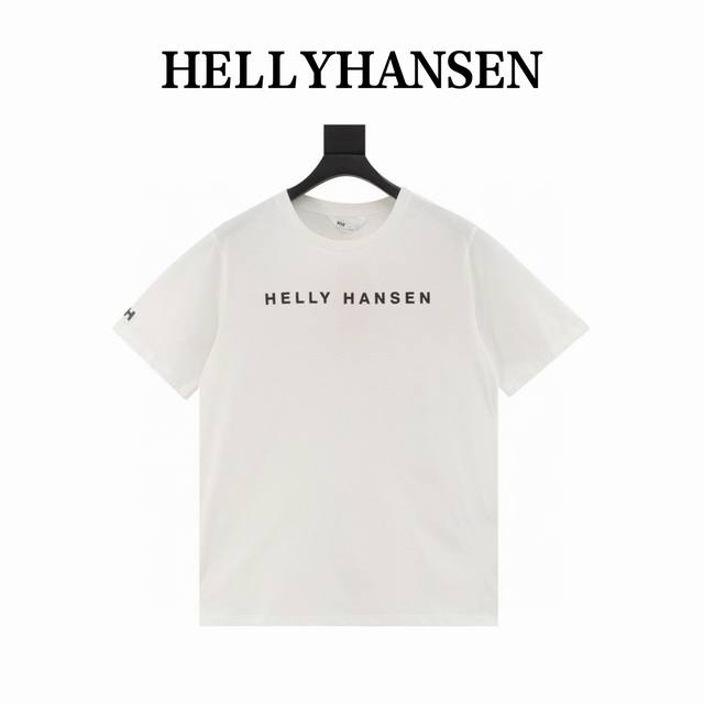 hellyhansen Hh海丽汉森 胸前英文短袖T恤 原版客供定制棉料 超强功能性黑科技 抗菌免烫吸湿速干抗静电 抗起球 3D立体裁剪版型 基础百搭 面料触感