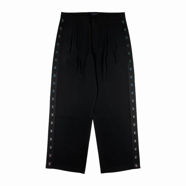 LV 渐变刺绣Logo织带休闲长裤 码数Xs-L