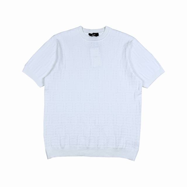 FFSelleria 暗纹提花针织短袖 码数S-Xl