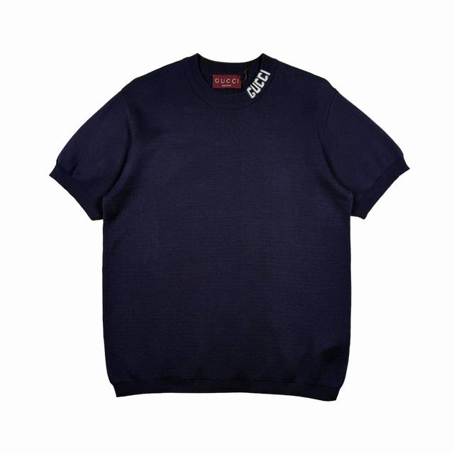 gucc 领口嵌花字母短袖 3色 码数S-Xl