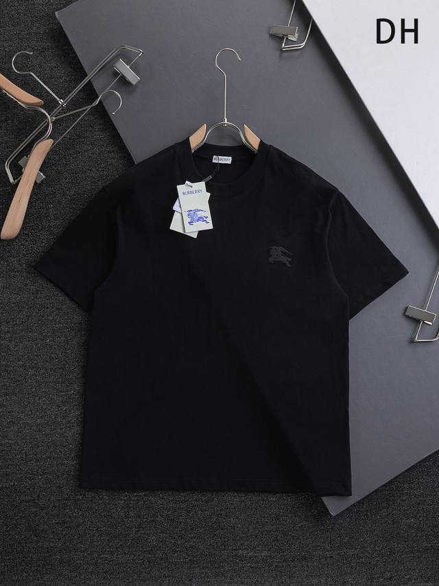 Burberry Bbr 巴宝莉 战马 Bbr 微宽版型S-Xl bbr 25Ss新款独家限定 专柜最新款 胸口经典战马小Logo发泡 后幅圆形战马字母发泡 精