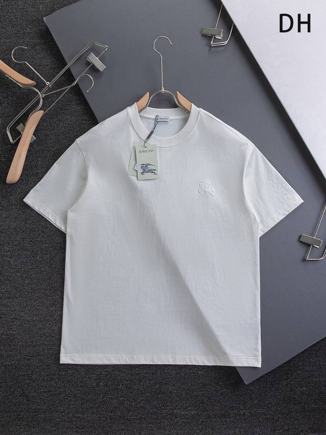 Burberry Bbr 巴宝莉 战马 微宽版型S-Xl bbr 25Ss新款独家限定 专柜最新款 胸口经典战马小Logo发泡 后幅圆形战马字母发泡 精美工艺