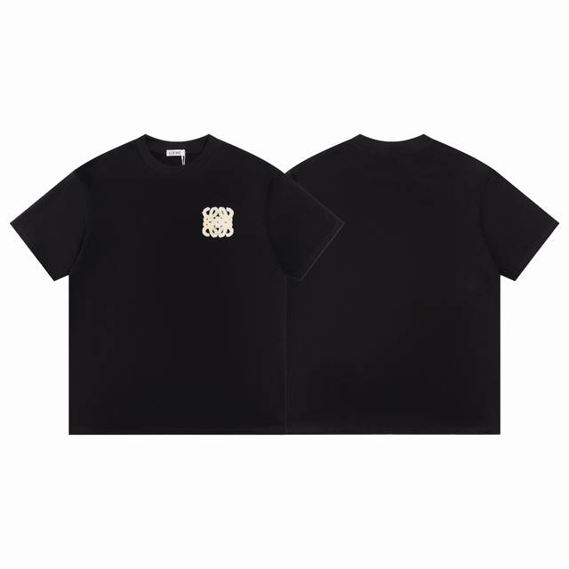 款F17 罗意威 loewe 罗意威新款毛巾绣休闲圆领短袖T恤 loewe罗意威创立于1846年的奢华皮具品牌 创新 现代 极致工艺以及对于皮革的卓越理解一直都