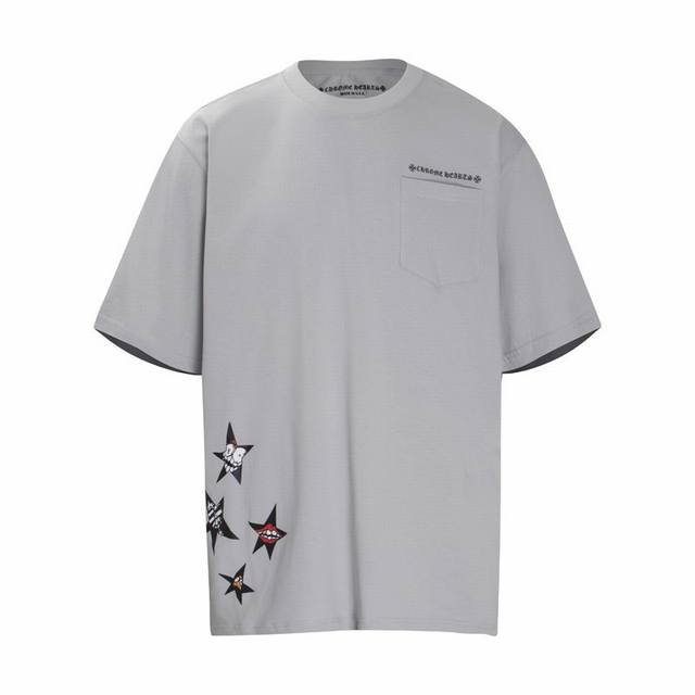 高版本Chrome Hearts 克罗心 Mattyboy系列卡通印花短袖 面料使用 G高克重全棉双纱面料 胸口小口袋 纹路清晰可见 质感柔软细腻光滑 垂感十足