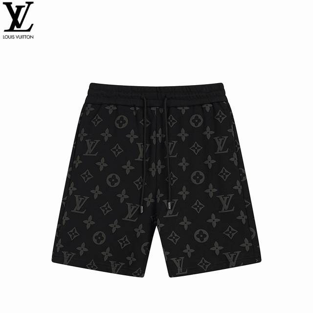 louis Vuitton 路易威登 25Ss 满印老花短裤 老花发泡工艺短裤 定织定染纯棉毛圈 克重360G面料 采用手工工艺 无惧起皮脱落 全套包装 siz