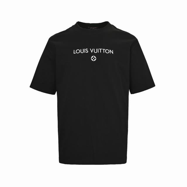 louis Vuitton 路易威登 25Ss 刺绣字母徽标短袖 面料采用280克重精梳棉 定制32支1*1螺纹 成衣两遍水洗处理 面料舒适亲肤无异感 定制定染