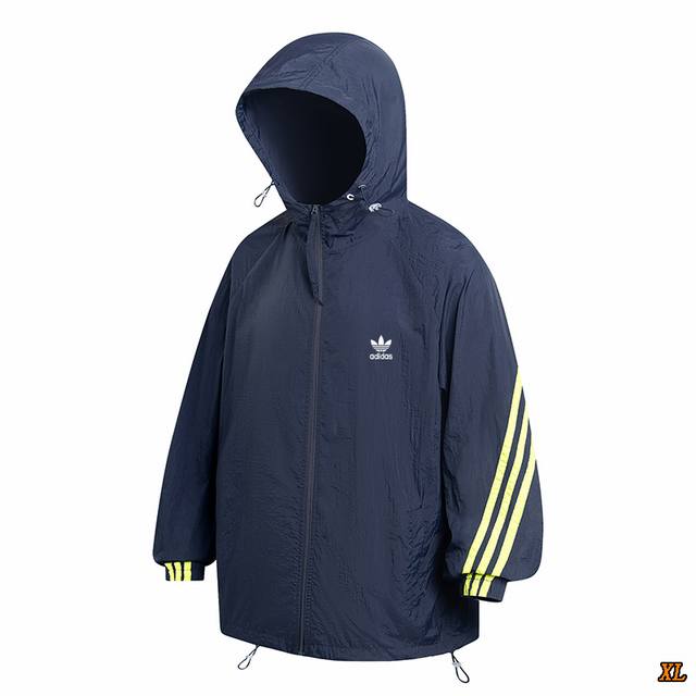 三叶草 独家实拍上新夏季高品质三条杠条纹透气速干防紫外线防晒衣宽松休闲Upf70+防晒服 本季主打 货源充足 放心主推 高端品质 经典设计 做工出色 经典百搭