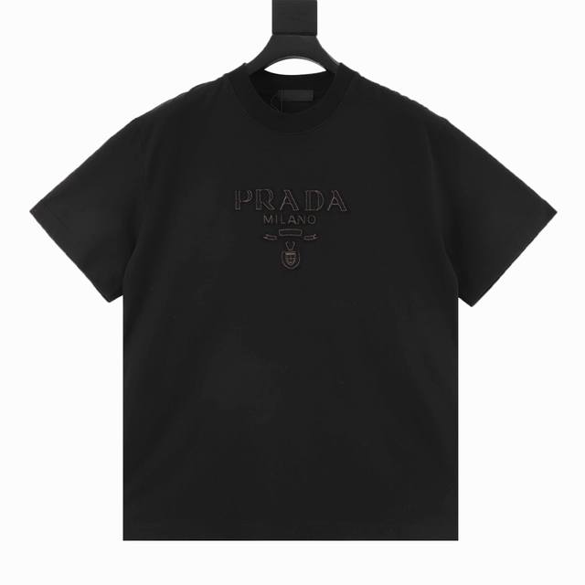 prada普拉达 经典款贴布刺绣短袖 尺码Xs-Xl