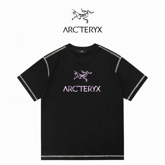Arcteryx始祖鸟 哈苏变色鸟 双纱280克短袖 黑色 Xs-L