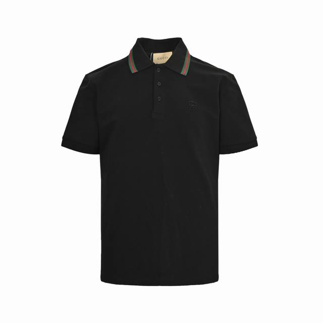 gucci 古驰 25Ss 双G字母小标压胶短袖 双面丝光长绒棉进口珠地面料 质感柔软细腻爽滑 舒适透气凉爽 且久穿久洗不褪色不变形 进口田岛机刺绣 胸口双G字