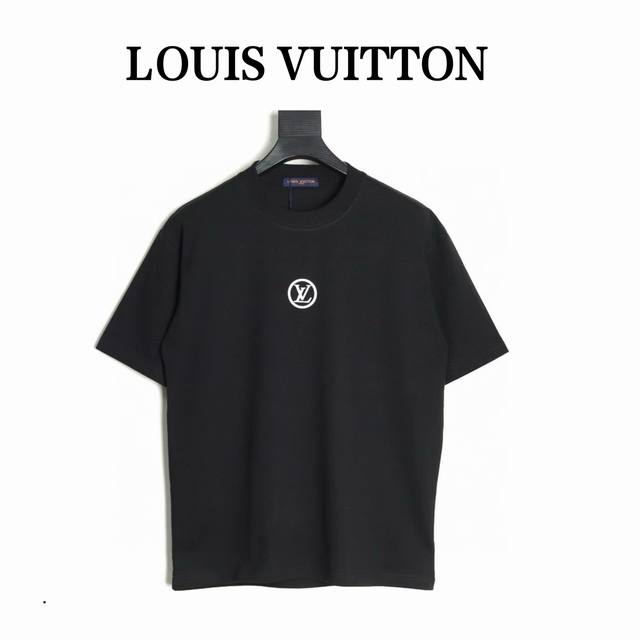 louis Vuitton 路易威登 Lv 25Ss 硅胶圆标短袖T恤 面料采用定制240G 26支特滑双股精棉平纹高密无尘全棉布料 前幅高密度加厚 走线平整