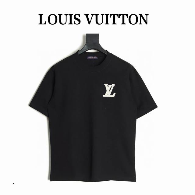louis Vuitton 路易威登 Lv 25Ss 牙刷绣短袖T恤 面料采用定制240G 26支特滑双股精棉平纹高密无尘全棉布料 前幅高密度加厚 走线平整 代
